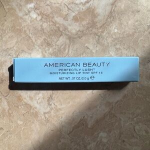 American Beauty Perfectly Lush Moisturizing Lip Tint SPF 15 06 Pure Orchid NWT